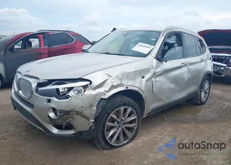 2017 BMW X3 xDrive28I z USA, uszkodzony, nr VIN 5UXWX9C35H0W73859